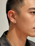 瑗昕男士純銀耳釘養耳洞高級感單只星星耳環(huán)痞帥中性輕奢潮免摘耳飾 【單只】星芒耳釘(酷帥養耳) 曬單實(shí)拍圖