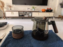 天喜飄逸杯泡茶壺一鍵茶水分離杯家用2024新款耐熱玻璃內膽泡茶杯茶具 【墨色】木璃飄逸壺650ml 曬單實(shí)拍圖