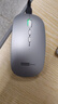 聯(lián)想（Lenovo）無(wú)線(xiàn)鼠標無(wú)線(xiàn)靜音藍牙鼠標可充電輕薄便攜筆記本電腦ipad平板安卓蘋(píng)果手機通用無(wú)線(xiàn)商務(wù)辦公鼠標 銀色-雙模版【左右靜音按鍵】 無(wú)線(xiàn)藍牙鼠標【Type-c充電/配充電線(xiàn)】 曬單實(shí)拍圖
