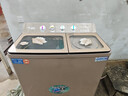 三峽勁霸【純銅電機】大容量半自動(dòng)洗衣機家用老式大容量雙缸雙桶商用酒店賓館被子毛毯四件套以舊換新 30公斤鋼波輪【9秒強洗+雙鋼桶+純銅電機】 雙缸 曬單實(shí)拍圖