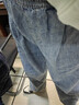 森馬（Semir）牛仔褲男夏季純棉親膚闊腿褲2026松緊腰抽繩微褶長(cháng)褲109326124109 曬單實(shí)拍圖