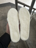 足力健保暖鞋墊加厚毛絨冬 一雙-米色丨保暖乳膠羊羔絨 37-38 曬單實(shí)拍圖