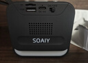 索愛(ài)（soaiy）藍牙音響小型戶(hù)外便攜式插卡u盤(pán)音樂(lè )播放器廣場(chǎng)舞大音量長(cháng)續航無(wú)線(xiàn)小型車(chē)載聽(tīng)書(shū)唱戲機SD16尊享黑 曬單實(shí)拍圖