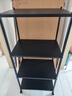 溢彩年華廚房置物架落地移動(dòng)收納貨架烤箱鍋架儲物架【60*40*135cm】6138 曬單實(shí)拍圖