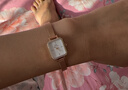 丹尼爾惠靈頓（DanielWellington）DW手表女 復古小方糖星環(huán)女士手表石英歐美腕表 生日禮物送女友 【行業(yè)爆款】星環(huán)玫瑰金小方糖 15.4mm X18.2mm 曬單實(shí)拍圖