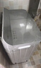 海爾（Haier）半自動(dòng)洗衣機雙缸雙桶家用大容量雙電機強勁動(dòng)力深層去污洗脫分離動(dòng)平衡脫水老式洗衣機 以舊換新 12公斤強力去污+鋼化玻璃蓋+帶腳輪+一級能效 雙缸 曬單實(shí)拍圖
