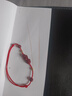 辛妍朱砂貔貅腳鏈刻字定制男女士本命年手鏈紅繩手繩手工編織手鏈禮物 紅繩[手鏈款]-默認14-22厘米手腕 曬單實(shí)拍圖