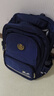 史努比（SNOOPY）小學(xué)生書(shū)包男孩學(xué)院風(fēng)護脊減負1-4-6高年級兒童初中生雙肩背包 藍 曬單實(shí)拍圖