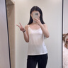 簡(jiǎn)云莫代爾小吊帶背心女薄款防走光內搭上衣運動(dòng)打底冰絲內衣抹胸夏季 吊帶-茉莉白 L 【適合100-120斤】 曬單實(shí)拍圖