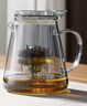 小熊（Bear）玻璃茶壺 泡茶壺飄逸杯耐熱高硼硅玻璃茶具800ml大容量茶水分離 曬單實(shí)拍圖