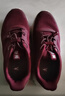 足力健老人鞋【孝敬爸媽】中老年輕便休閑散步鞋2431380J 女 酒紅 38 曬單實(shí)拍圖