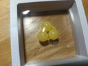 炫夏附證書(shū)天然原礦蜜蠟單珠子散珠圓珠琥珀雞油黃白花蜜手串金剛配珠 蜜蠟珠子單顆約10mm（附證書(shū)） 曬單實(shí)拍圖