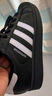 阿迪達斯（adidas）Superstar2貝殼頭運動(dòng)青少年板鞋金晨同款JH9977黑色35.5碼 曬單實(shí)拍圖