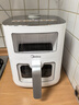 美的（Midea）新風(fēng)炎烤空氣炸鍋0氟涂層 多功能雙熱源免翻面 雙可視大視窗空氣炸鍋蒸烤一體6.5L大容量 KZC6521 曬單實(shí)拍圖