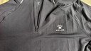 卡爾美（KELME）防曬長(cháng)袖T恤跑步速干衣半拉鏈輕薄運動(dòng)上衣 瑪瑙黑【男款2.0】 XL 曬單實(shí)拍圖