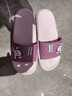 大嘴猴夏季新款外穿遛彎涼拖鞋女士家居室內浴室防滑厚底踩屎感拖鞋男士 紫色 38-39 標準碼 曬單實(shí)拍圖