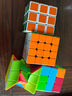 奇藝啟明金字塔三階魔方 異形3階比賽男孩兒童玩具順滑玩具 彩色 曬單實(shí)拍圖