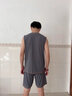 莫代爾男士睡衣莫代爾背心夏季薄款無(wú)袖2026新款冰絲家居服套裝男款夏天 逸群之才 【莫代爾涼感小背心】 L 【適合100-120斤】 曬單實(shí)拍圖
