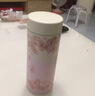 Vanow純鈦保溫杯女士2026新款高顏值生日禮物鈦杯小巧便攜定制水杯子 小巧櫻花粉350ML （內外純鈦） 曬單實(shí)拍圖