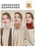 玖慕（JIUMU）山羊絨保暖圍脖女秋冬加厚防寒護頸女生脖套冬天羊毛圍巾女冬季 曬單實(shí)拍圖