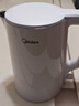 美的（Midea）電熱水壺家用燒水壺泡茶0涂層食品級304不銹鋼自動(dòng)斷電雙層防燙全鋼無(wú)縫1.5L大容量 MK-HJ1566 曬單實(shí)拍圖
