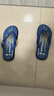 回力人字拖男夏季防滑外穿休閑運動(dòng)鞋涼鞋夾腳沙灘鞋HL0609藍色43碼 曬單實(shí)拍圖