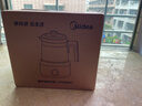 美的（Midea）全玻璃養生壺全自動(dòng)燒水壺母嬰恒溫電熱水壺花茶壺全包裹護底防碎1.5L MK-YS15B201 曬單實(shí)拍圖