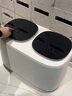 THOMSON湯姆遜內衣內衣褲專(zhuān)用雙桶艙倉全自動(dòng)洗衣機波輪洗脫烘一體款迷你小型洗襪子機神器懶人清洗機 洗脫烘一體款 曬單實(shí)拍圖