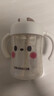 日康（rikang）直飲奶瓶 PPSU嬰兒吸管杯6個(gè)月+喝牛奶240ML帶手柄 B1084 象牙白 曬單實(shí)拍圖