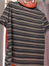 百圖（betu）女裝2026年春夏新款混彩條紋T恤夏日百搭純棉短袖上衣女2603T21 彩條紋 L （彩條紋預售03/31發(fā)貨） 曬單實(shí)拍圖