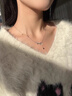 禮盼S999足銀流星來(lái)臨流蘇項鏈女星星鋯石鎖骨鏈小眾520情人節禮物 【精美包裝】s999純銀流星項鏈 曬單實(shí)拍圖