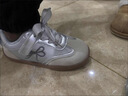 李寧熱女童鞋兒童運動(dòng)鞋春夏2026新款兒童鞋子秋款德訓鞋板鞋女孩幼兒園 銀色 31  內長(cháng)19CM 曬單實(shí)拍圖