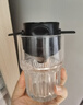 CLITON手沖咖啡濾杯 滴漏式家用咖啡壺不銹鋼咖啡過(guò)濾網(wǎng)含托1-2人份 曬單實(shí)拍圖
