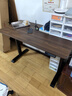 京東京造Jump電動(dòng)升降桌電腦桌書(shū)桌辦公學(xué)習電競桌子胡桃木色1.2M 曬單實(shí)拍圖