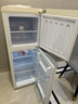 志高復古冰箱小型大容量家用租房電冰箱 化妝品網(wǎng)紅冰箱冷藏冷凍一級能效小冰箱節能省電 【云漫白】138L客廳冰箱【復古優(yōu)雅 高效制冷】 曬單實(shí)拍圖