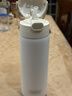 膳魔師（THERMOS）316L不銹鋼吸管杯小學(xué)生幼兒園兒童水杯大容量保溫杯500ml 白 曬單實(shí)拍圖