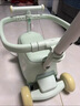 babycare雙子滑板車(chē)兒童滑板車(chē)1-3-8歲多功能遛娃神器寶寶滑滑車(chē) 螺旋藻綠 曬單實(shí)拍圖