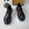 七匹狼男鞋春季2026新款皮鞋男頭層牛皮軟底舒適西裝鞋英倫商務(wù)休閑皮鞋 黑色 41 曬單實(shí)拍圖