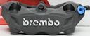 布雷博（Brembo）剎車(chē)卡鉗摩托車(chē)電動(dòng)車(chē)剎車(chē)盤(pán)卡鉗二代大螃蟹M4.32水鳥(niǎo)左--極夜黑 曬單實(shí)拍圖