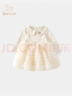 班喜迪女童連衣裙春裝寶寶公主裙周歲禮服嬰兒裙子春秋款兒童網(wǎng)紗蓬蓬裙 曬單實(shí)拍圖