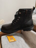 卡帝樂(lè )鱷魚(yú)（CARTELO）頭層牛皮馬丁靴男高幫男靴男士雪地靴牛皮靴子男9699 黑色單靴 41 曬單實(shí)拍圖