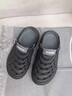 貓力醫用手術(shù)室拖鞋男士夏季外穿2026新款厚底防滑戶(hù)外耐磨洞洞鞋男士 星夜黑【醫護級專(zhuān)用】 42-43 正碼【內長(cháng)265mm】 曬單實(shí)拍圖