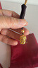 周大福螭龍紋醒獅 足金黃金吊墜配繩男女EOF2220生日禮物 約13.96g計價(jià)(工費1280) 曬單實(shí)拍圖
