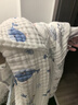 十月結晶嬰兒浴巾純棉紗布初生新生兒超柔吸水寶寶兒童大毛巾方巾 6層柔軟包邊 魔幻森林（110*110cm） 曬單實(shí)拍圖