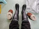 京悠雨德國品質(zhì)雨鞋男款高筒防水防滑外賣(mài)騎手專(zhuān)用膠鞋耐磨硅膠雨靴 【常規款】藍色無(wú)束口+筒高34CM 39 曬單實(shí)拍圖