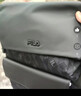 FILA 斐樂(lè )官方男士背包2026夏新款時(shí)尚休閑雙肩包書(shū)包翻蓋雙肩包 正黑色-BK XS 曬單實(shí)拍圖