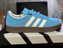 adidas「面包鞋」GRAND COURT BASE 00s板鞋男女阿迪達斯輕運動(dòng)   融合藍/白/樹(shù)脂黃   38.5 曬單實(shí)拍圖