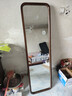 家逸實(shí)木全身鏡落地穿衣鏡臥室立體鏡貼墻壁掛試衣鏡入戶(hù)高清化妝鏡子 曬單實(shí)拍圖