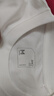 京東京造50支液氨抗皺男士t恤男短袖男款純棉打底衫內搭春季衣服 白色 M 曬單實(shí)拍圖