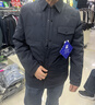 輕薄羽絨服男士2025秋冬高檔新款襯衫領(lǐng)中老年爸爸裝保暖外套 黑色 L (175) 曬單實(shí)拍圖